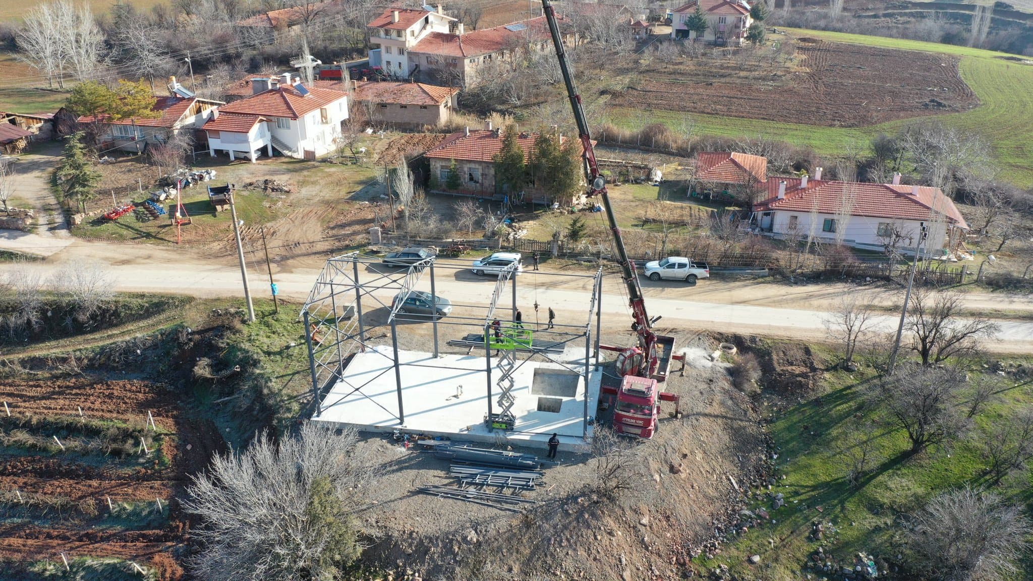 EYMİR MAHALLEMİZE SELEKTÖR BİNASI YAPIMI BAŞLADI
