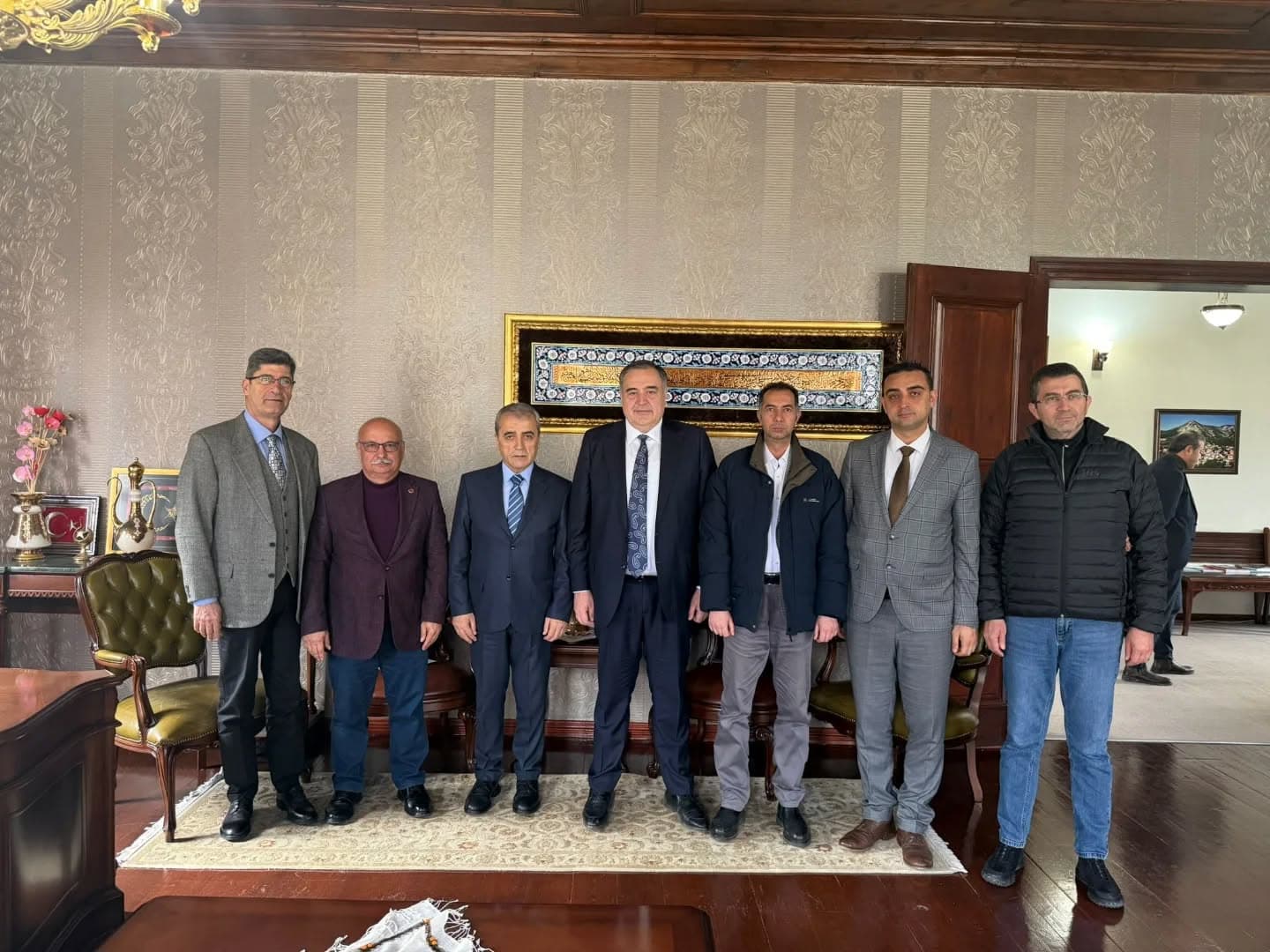 ANKARA BÜYÜKŞEHİR BELEDİYESİ SAĞLIK İŞLERİ DAİRESİ BAŞKANIMIZ SN. MÜMTAZ YAVUZ, BELEDİYE BAŞKANIMIZ SAYIN ERTUNÇ GÜNGÖR'Ü MAKAMINDA ZİYARET ETTİ